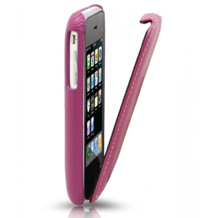 Кожаный чехол Melkco для Apple iPhone 3GS/3G - Jacka Type - сиреневый