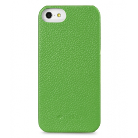 Кожаный чехол - задняя крышка Melkco для Apple iPhone 5/5S / iPhone SE - Snap Cover - зелёный