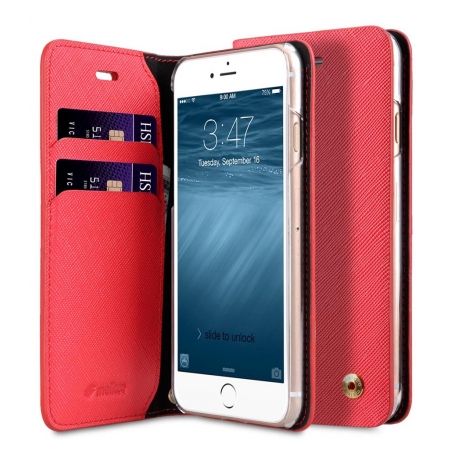 Чехол книжка Melkco для iPhone 7/8 (4.7") - Fashion Cocktail Series - красный