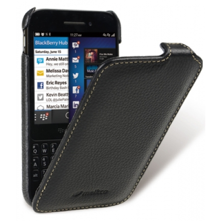 Кожаный чехол Melkco для Blackberry Q5 - Jacka Type - чёрный