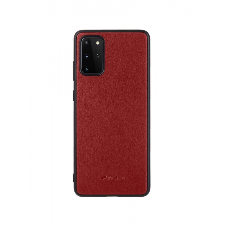 Кожаный чехол накладка Melkco Ingenuity Series для Samsung Galaxy S20+, красный