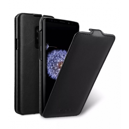 Кожаный чехол флип Melkco для Samsung Galaxy S9+ - Jacka Type, черный