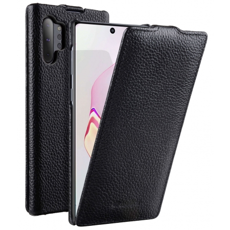Кожаный чехол Melkco для Samsung Galaxy Note 10+ - Jacka Type - черный