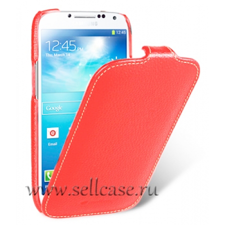 Кожаный чехол Melkco для Samsung Galaxy S4 GT-I9500 - Jacka Type - красный