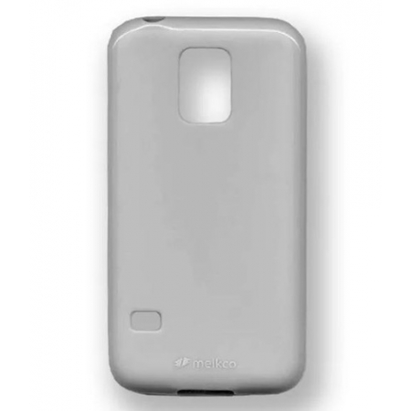 Силиконовый чехол Melkco Poly Jacket TPU Case для Samsung Galaxy S5 Mini - серый