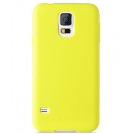 Силиконовый чехол Melkco Poly Jacket TPU Case для Samsung Galaxy S5 Mini - желтый