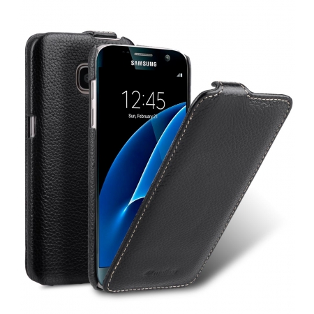 Кожаный чехол Melkco для Samsung Galaxy S7 - Jacka Type - черный
