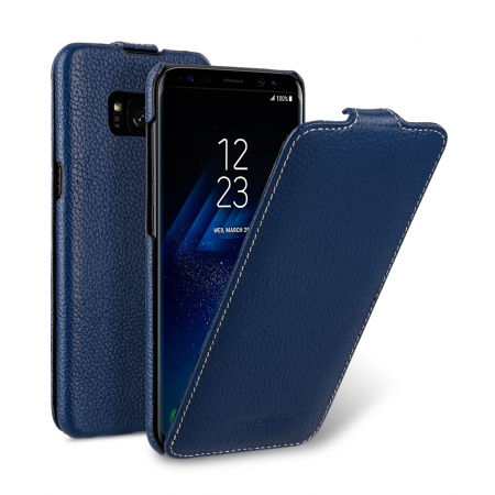 Кожаный чехол Melkco для Samsung Galaxy S8 - Jacka Type - темно-синий