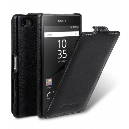 Кожаный чехол Melkco для Sony Xperia Z5 Compact - Jacka Type - чёрный