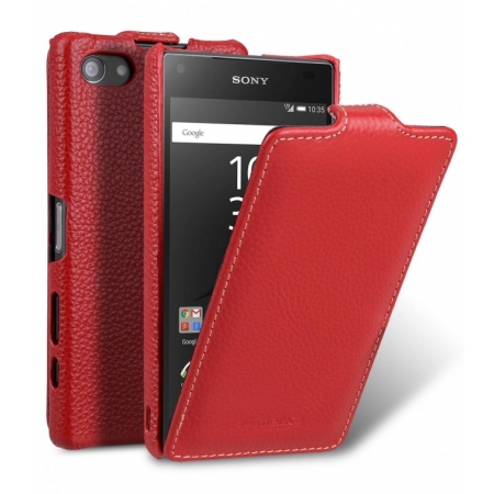 Кожаный чехол Melkco для Sony Xperia Z5 Compact - Jacka Type - красный