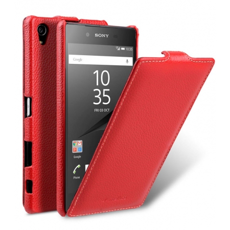 Кожаный чехол Melkco для Sony Xperia Z5 Premium - Jacka Type - красный