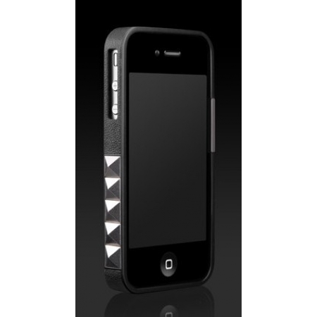 Бампер More Glam Rocka Metal Jelly Ring для iPhone 4 / 4S - чёрный