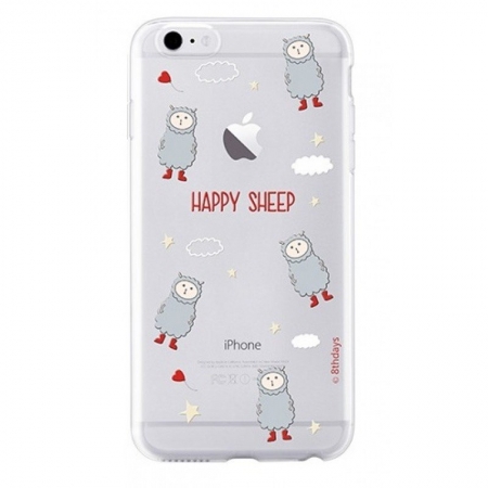 Чехол накладка 8thdays Pet Town для Apple iPhone 6/6S happy sheep