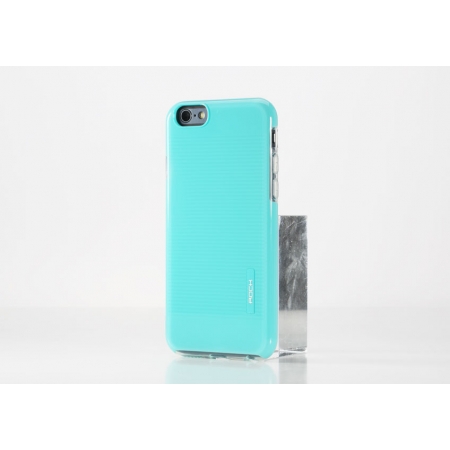 Силиконовый чехол Rock Jello Series для Apple iPhone 6/6S (4.7") - голубой