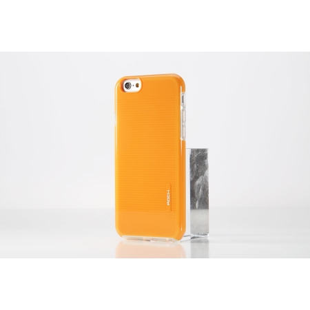 Силиконовый чехол Rock Jello Series для Apple iPhone 6/6S (4.7") - оранжевый