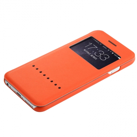 Чехол книжка Rock Rapid Series для Apple iPhone 6/6S Plus (5.5") - оранжевый