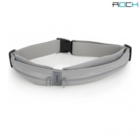 Чехол сумка на пояс Rock Sports Waist Bag - серый