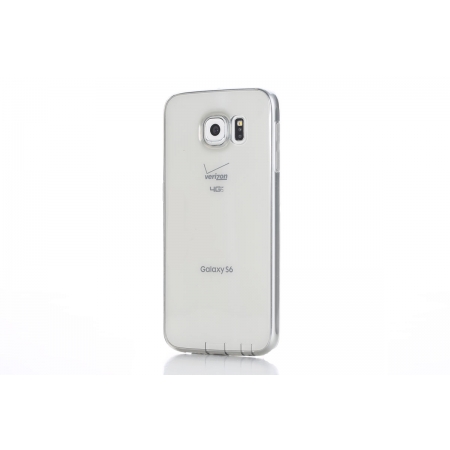 Силиконовый чехол Rock Ultra Thin Slim Jacket для Samsung Galaxy S6 - прозрачный черный