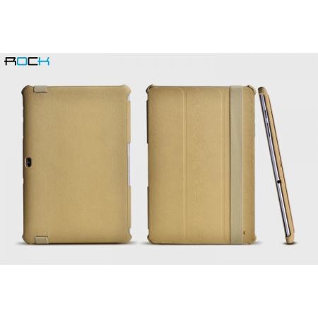 Чехол ROCK Texture series для Samsung Galaxy Tab 2 10.1" P5100 - кремовый